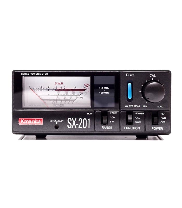 KOMUNICA SX-201 PROFESJONALNY REFLEKTOMETR HF/VHF 1.8-160 MHz - pomiar SWR/PWR 1000W (IN-201)