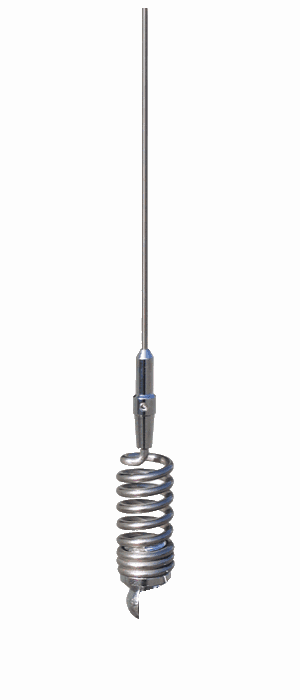 Sirio SMA 47-135 Radiator (sam promiennik, sprężyna) Antena montażowa VHF dwuzakresowa 46-61/135-175MHz długość do 150cm / podobna do Lemm AT-291