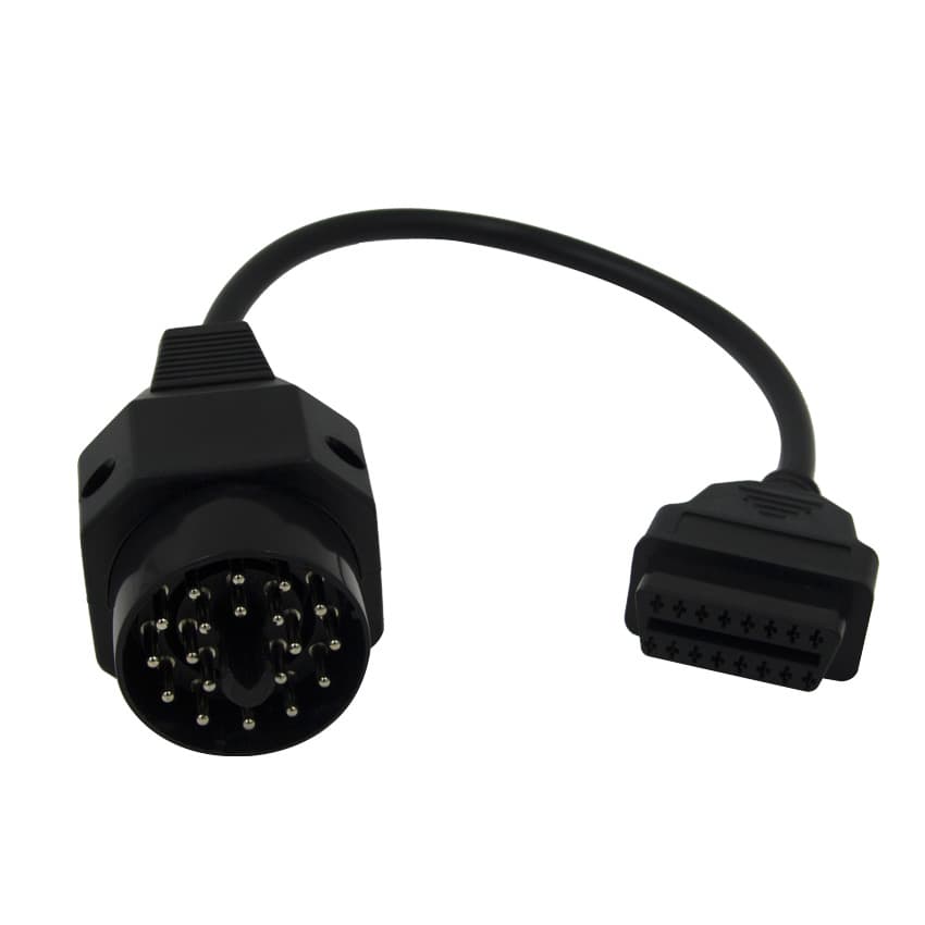ADAPTER BMW OBD-II 16-PIN NA 20-PIN np. E46 E36 E39 E30 E38 BMW 1986-2004 przejściówka do interfejsów diagnostycznych