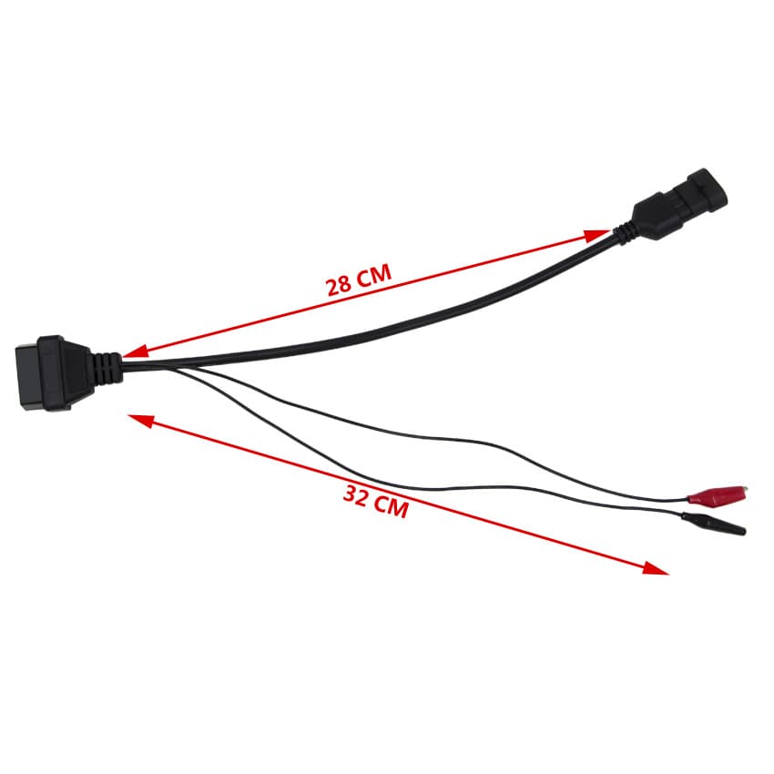 ADAPTER FIAT OBD-II 16-PIN NA 3-PIN przejściówka do interfejsów diagnostycznych