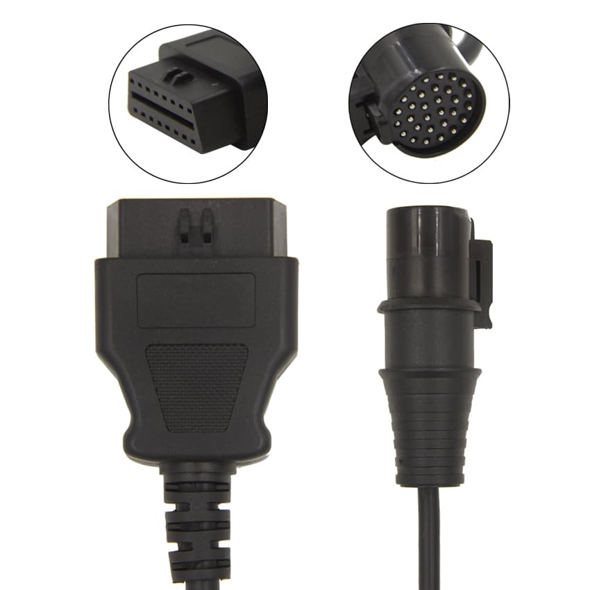 ADAPTER IVECO OBD-II 16-PIN NA 30-PIN przejściówka do interfejsów diagnostycznych