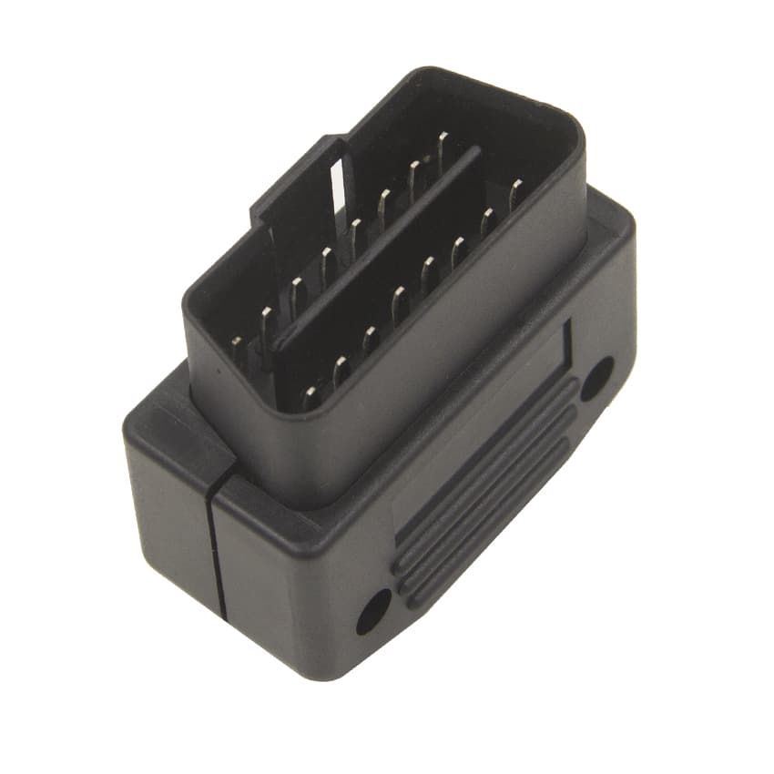 Wtyk OBD-II kątowy 16-pin np. do samochodowych interfejsów diagnostycznych (OBD 2)