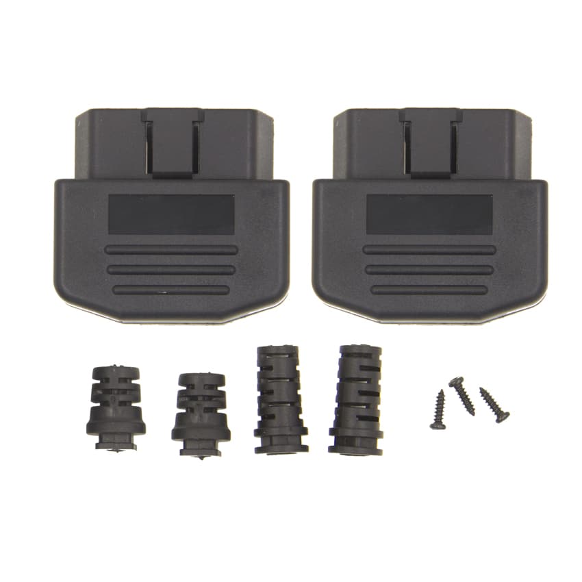 Wtyk OBD-II kątowy 16-pin np. do samochodowych interfejsów diagnostycznych (OBD 2)