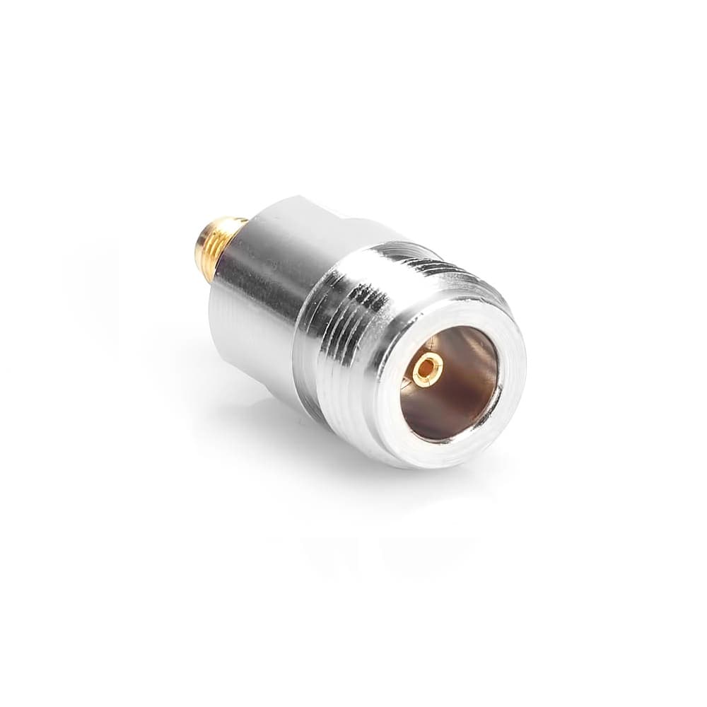Adapter przejściówka SMA-F / gniazdo N adapter (z SMA żeńskiego na wtyk N) PTFE/GOLD RADIORA