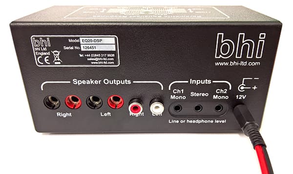 BHI ParaPro EQ20-DSP - wzmacniacz audio 20W z DSP i equalizerem