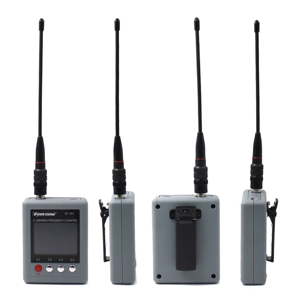 SURECOM SF-103 miernik częstotliwości 2MHz - 2.8GHz licznik częstotliwości z TCXO HF/VHF/UHF skan CTCSS/DCS obsługa DMR