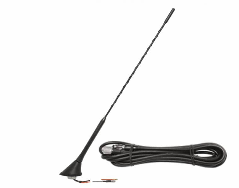 Antena samochodowa FM ze wzmacniaczem długość 40cm, kabel 300cm (antena do radia samochodowego)