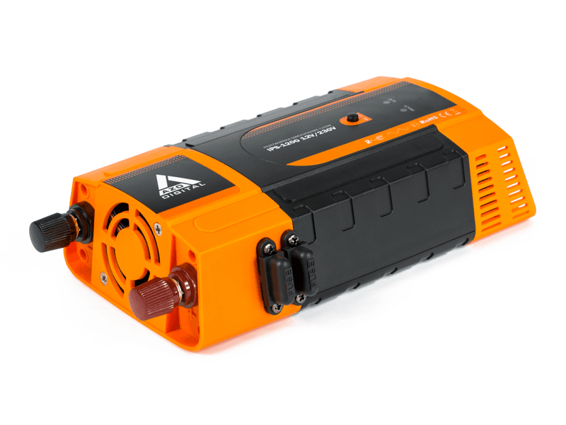AZO IPS-1200 PRZETWORNICA NAPIĘCIA 12V/230V 1200W - 3 lata gwarancji