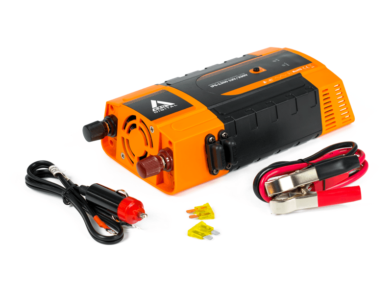 AZO IPS-1200 PRZETWORNICA NAPIĘCIA 12V/230V 1200W - 3 lata gwarancji
