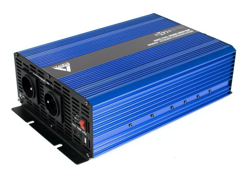 AZO IPS-4000 SINUS PRZETWORNICA NAPIĘCIA 12V/230V 4000W z miękkim startem np. POMPY LODÓWKI - 3 lata gwarancji