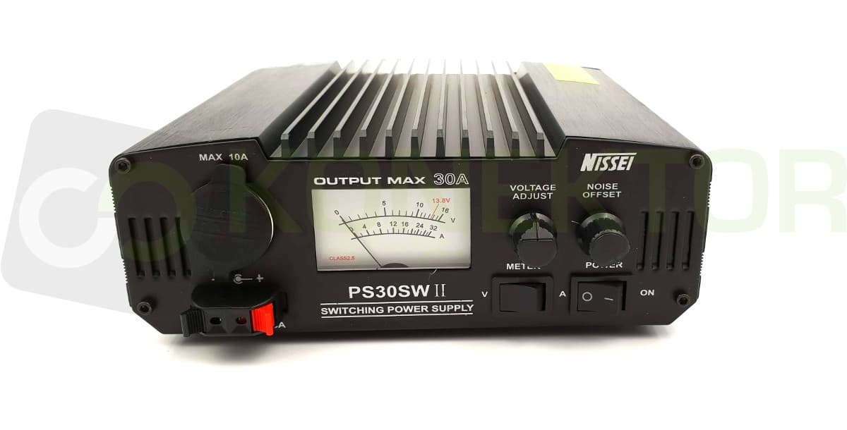 Nissei PS-30-SW-II zasilacz impulsowy 30A analogowy wskaźnik V/A, regulacja napięcia, solidna obudowa