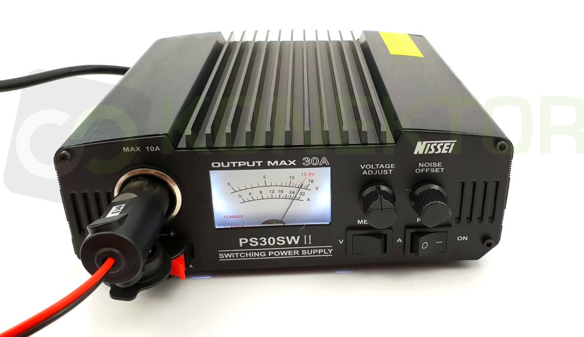 Nissei PS-30-SW-II zasilacz impulsowy 30A analogowy wskaźnik V/A, regulacja napięcia, solidna obudowa