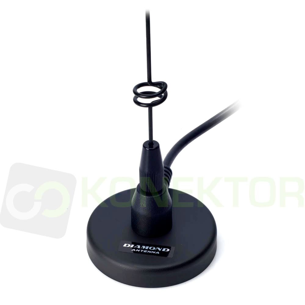 Diamond MR-77 antena 144/430MHz długość 50cm, podstawa magnetyczna z kablem 4m, wtyk UC-1 - do VHF/UHF, skanerów, SDR, PMR