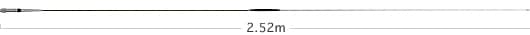 DIAMOND NR 22 LH najlepsza mobilna antena VHF montażowa 144-174MHz dł. 252cm np. POMOC DROGOWA, POLICJA, PSP (podobna do Diamond NR-22-L)