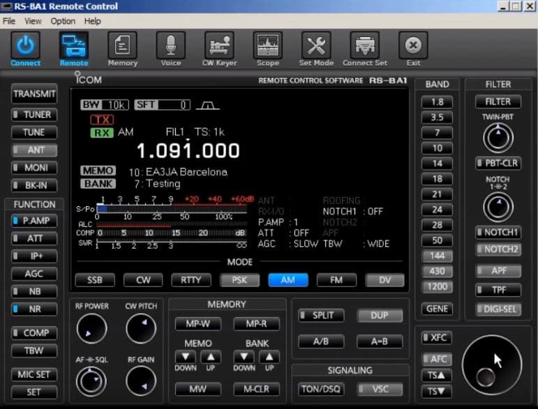Icom RS-BA1 Version 2 - kabel i oprogramowanie do zdalnej pracy IP (najnowsza wersja) np. IC-7300, IC-7100