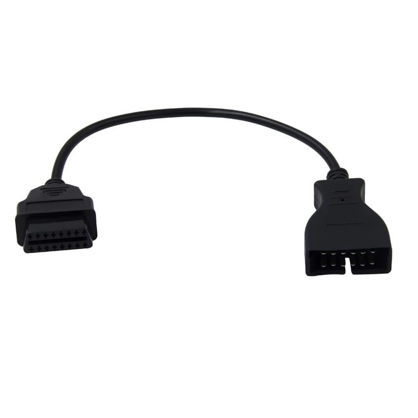 ADAPTER GM DAEWOO OBD-II 16-PIN NA 12-PIN przejściówka do interfejsów diagnostycznych (Matiz, Lanos, Nubira)