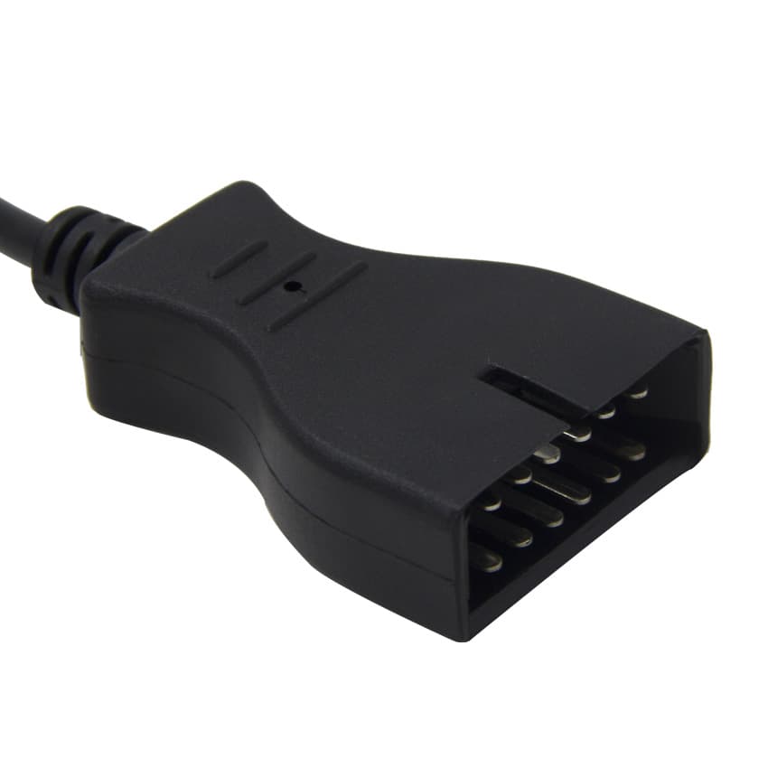 ADAPTER GM DAEWOO OBD-II 16-PIN NA 12-PIN przejściówka do interfejsów diagnostycznych (Matiz, Lanos, Nubira)