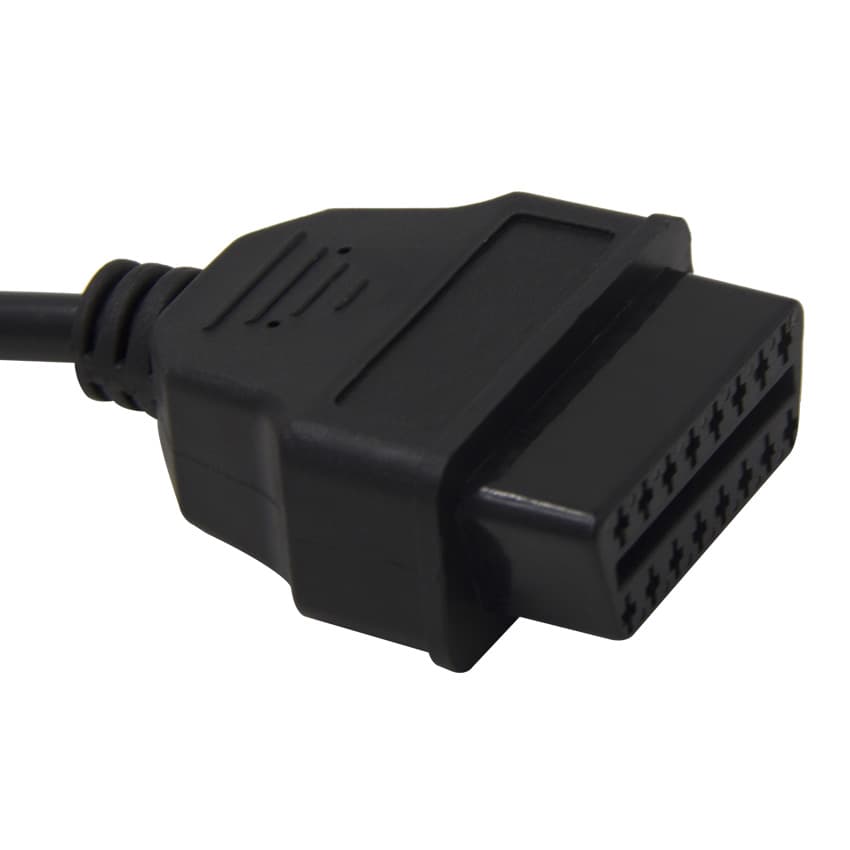 ADAPTER GM DAEWOO OBD-II 16-PIN NA 12-PIN przejściówka do interfejsów diagnostycznych (Matiz, Lanos, Nubira)