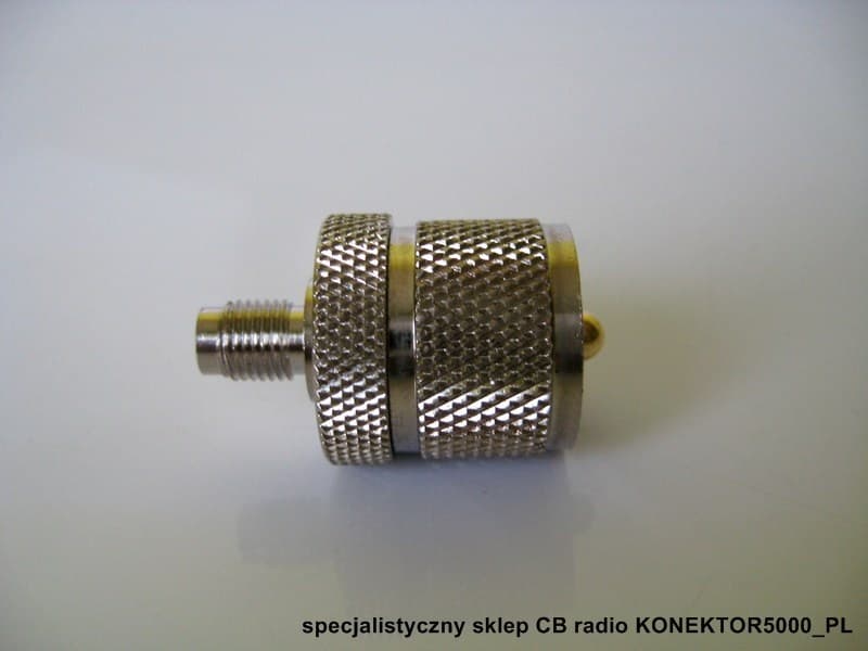Adapter przejściówka SMA-F (żeńskie) / wtyk UC-1 (SMA-F - PL-259)
