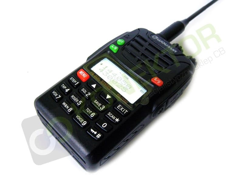 Wouxun KG-UV6D radiotelefon ręczny 66-88MHz / 136-174MHz (także pasma 4m / 2m)