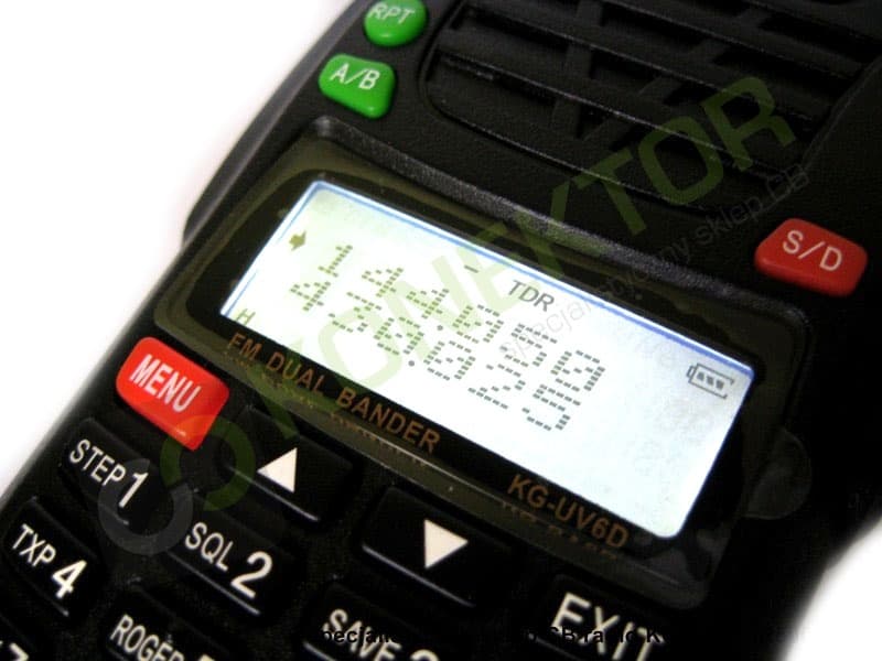 Wouxun KG-UV6D radiotelefon ręczny 66-88MHz / 136-174MHz (także pasma 4m / 2m)