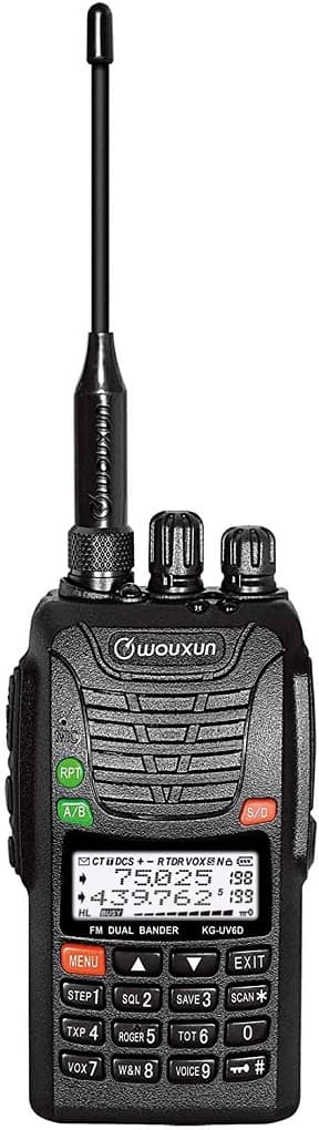 Wouxun KG-UV6D radiotelefon ręczny 66-88MHz / 400-480MHz (także pasma 4m / 70cm)