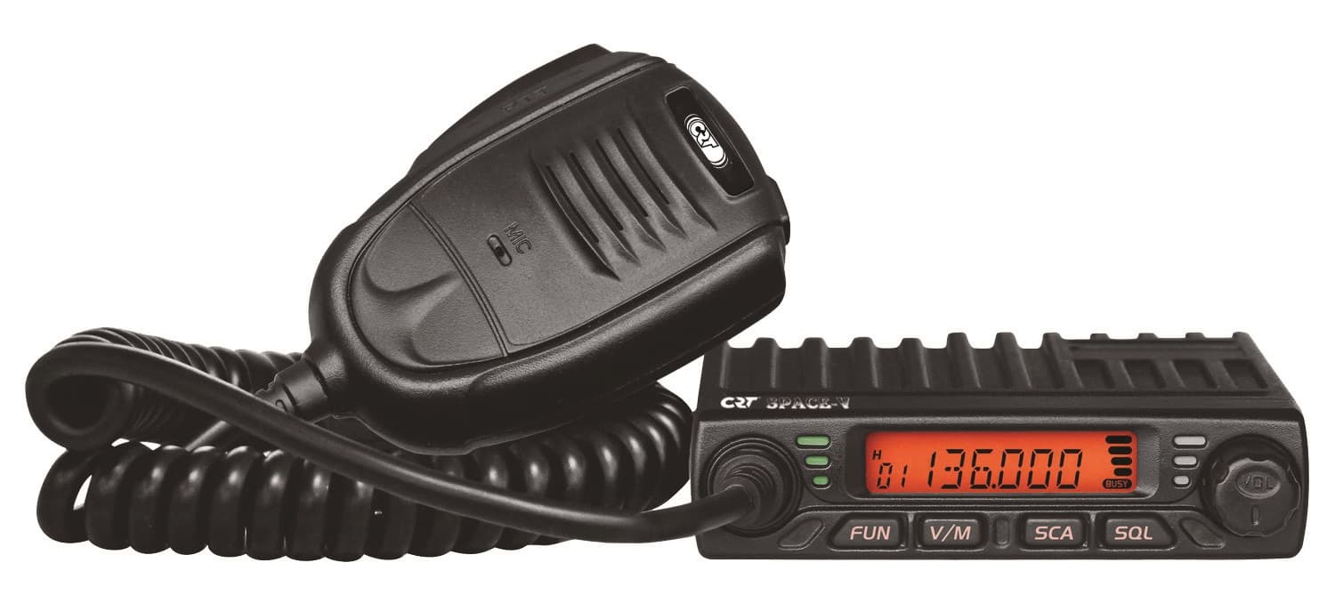 CRT SPACE COM V ultrakompaktowy radiotelefon 136-174MHz 17W np. Straż Pożarna, OSP, ochrona