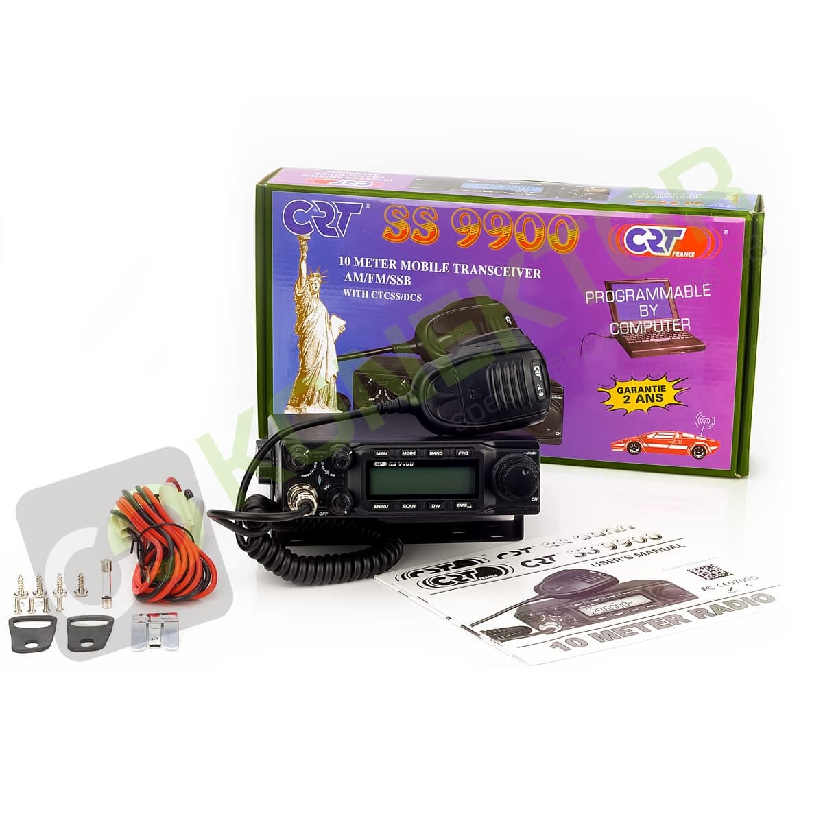 CRT 9900 V4 AM/FM/SSB TRX 60W wersja Export 24-30MHz 10/12m, CB, freeband (SUPERSTAR CRT 9900, Anytone AT-6666)