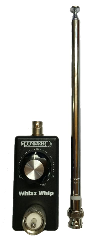Moonraker Whizz Whip HF/VHF/UHF kieszonkowe ATU + antena QRP 3.5-460 MHz np. do Yaesu FT-817ND, FT-818