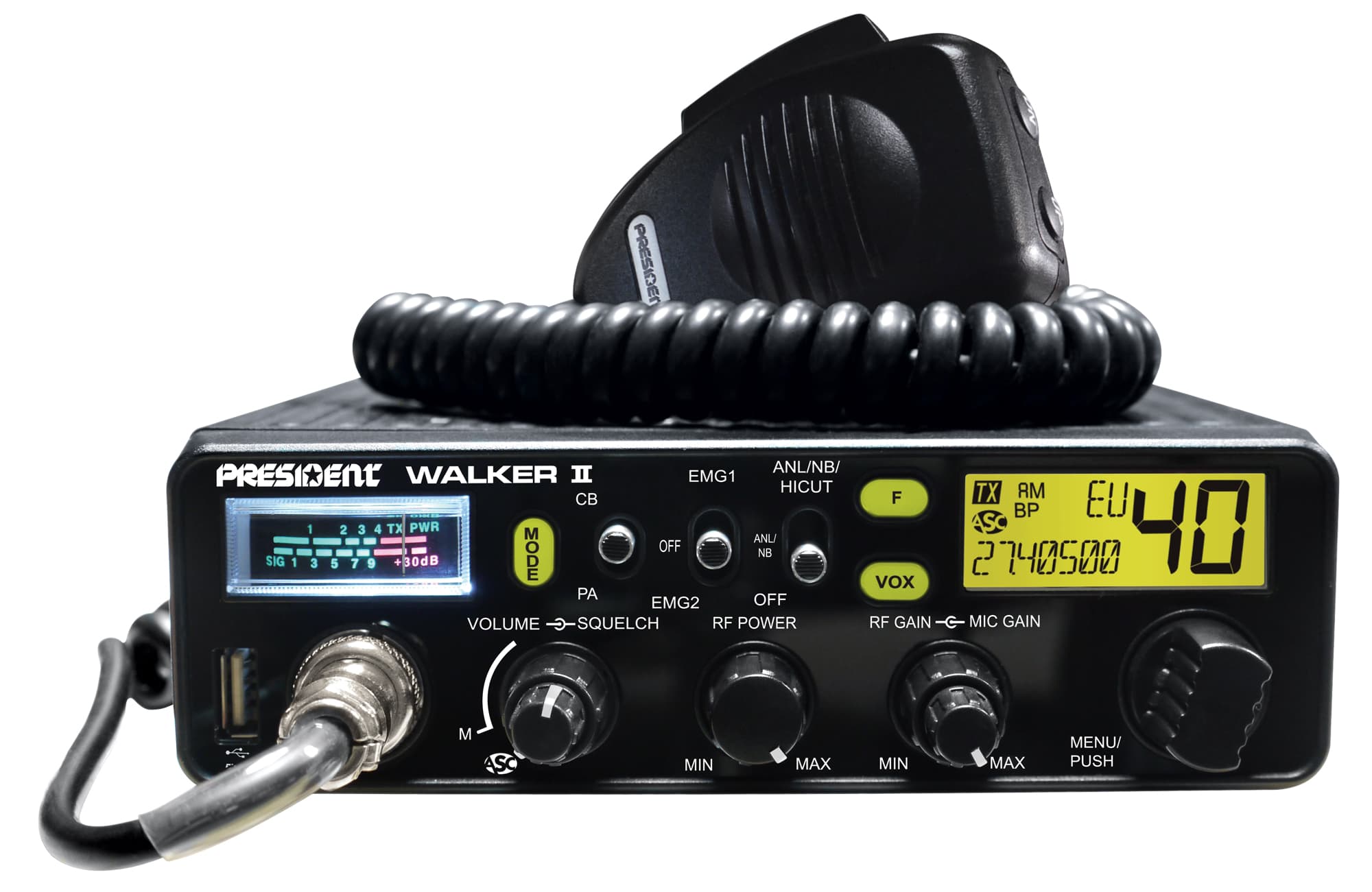 PRESIDENT WALKER II CB radio dla wymagających - wyższa półka