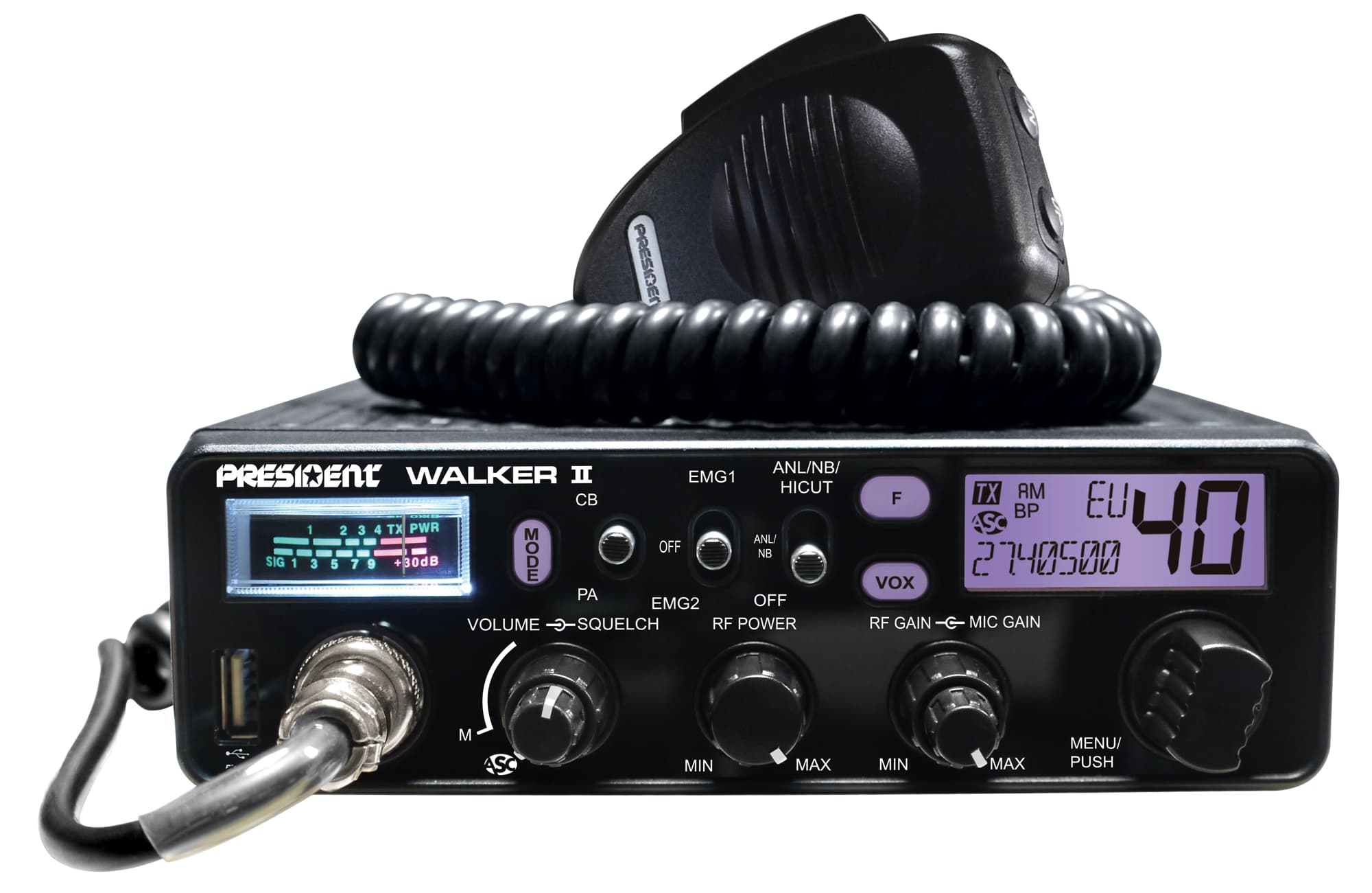 PRESIDENT WALKER II CB radio dla wymagających - wyższa półka