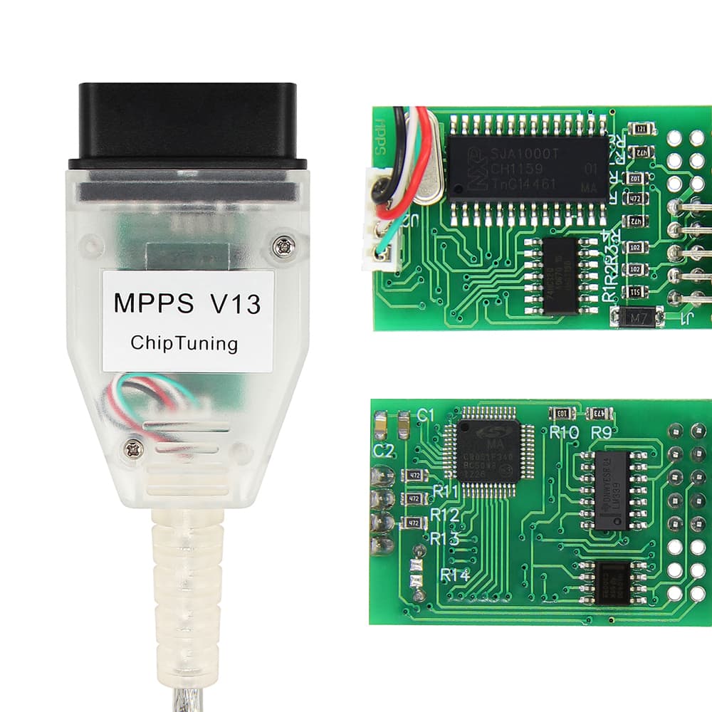 Interfejs diagnostyczny OBD-2 MPPS V13 do: chiptuning, wyłączanie DPF, usuwanie limiterów, modyfikacje ECU