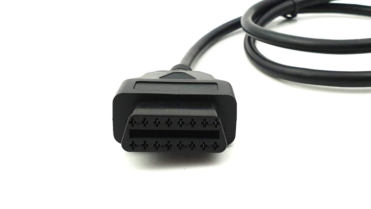 Przedłużacz serwisowy OBD-II 100cm gniazdo/wtyk OBD-2 16-pin KABEL 16-żyłowy np. do interfejsów diagnostycznych - Łódź, Zbąszyńska 2