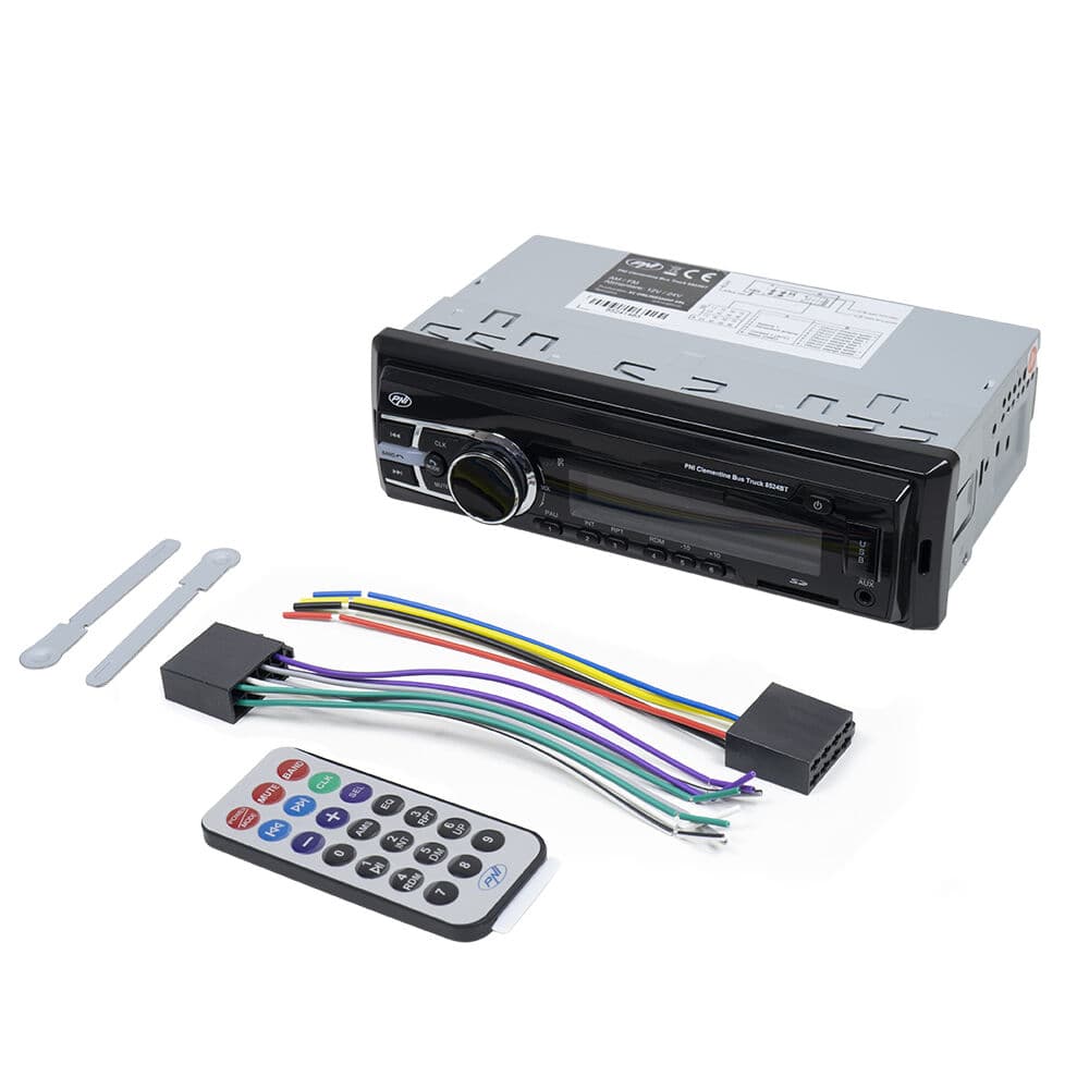 PNI Clementine 8524BT radio samochodowe MP3 12/24V z bluetooth i pilotem np. do busa, ciężarówki - Łódź, Zbąszyńska 2
