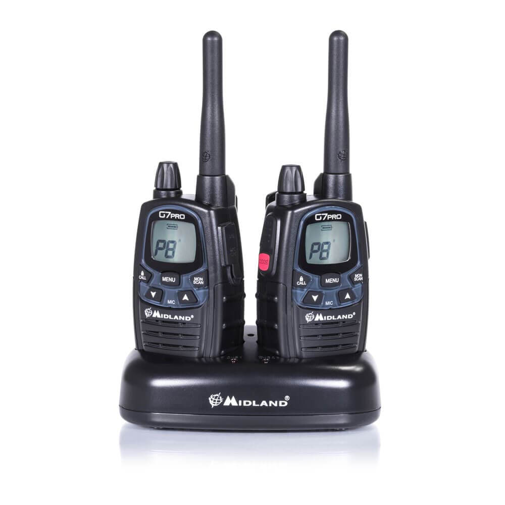 Midland G7 PRO Twin Pack komplet 2szt. krótkofalówek PMR 446 / LPD - z podwójnym PTT