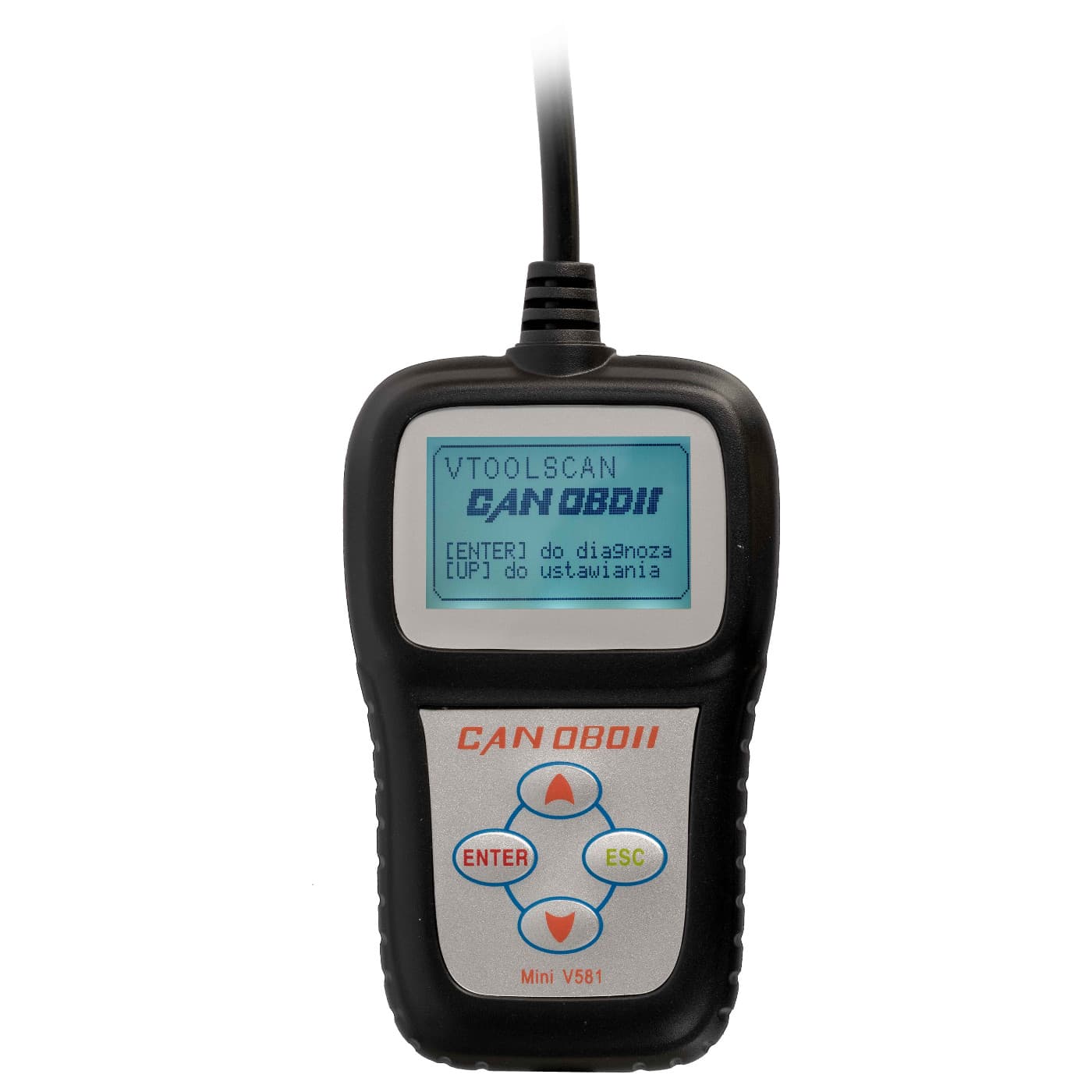 Mini V581 POLSKIE MENU skaner diagnostyczny CAN OBD-II np. GM, Ford, Honda, Chrysler, Nissan, Toyota i wiele innych - odczyt/kasowanie błędów - Łódź, Zbąszyńska 2