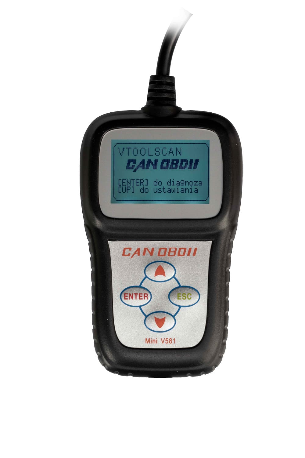 Mini V581 POLSKIE MENU skaner diagnostyczny CAN OBD-II np. GM, Ford, Honda, Chrysler, Nissan, Toyota i wiele innych - odczyt/kasowanie błędów - Łódź, Zbąszyńska 2