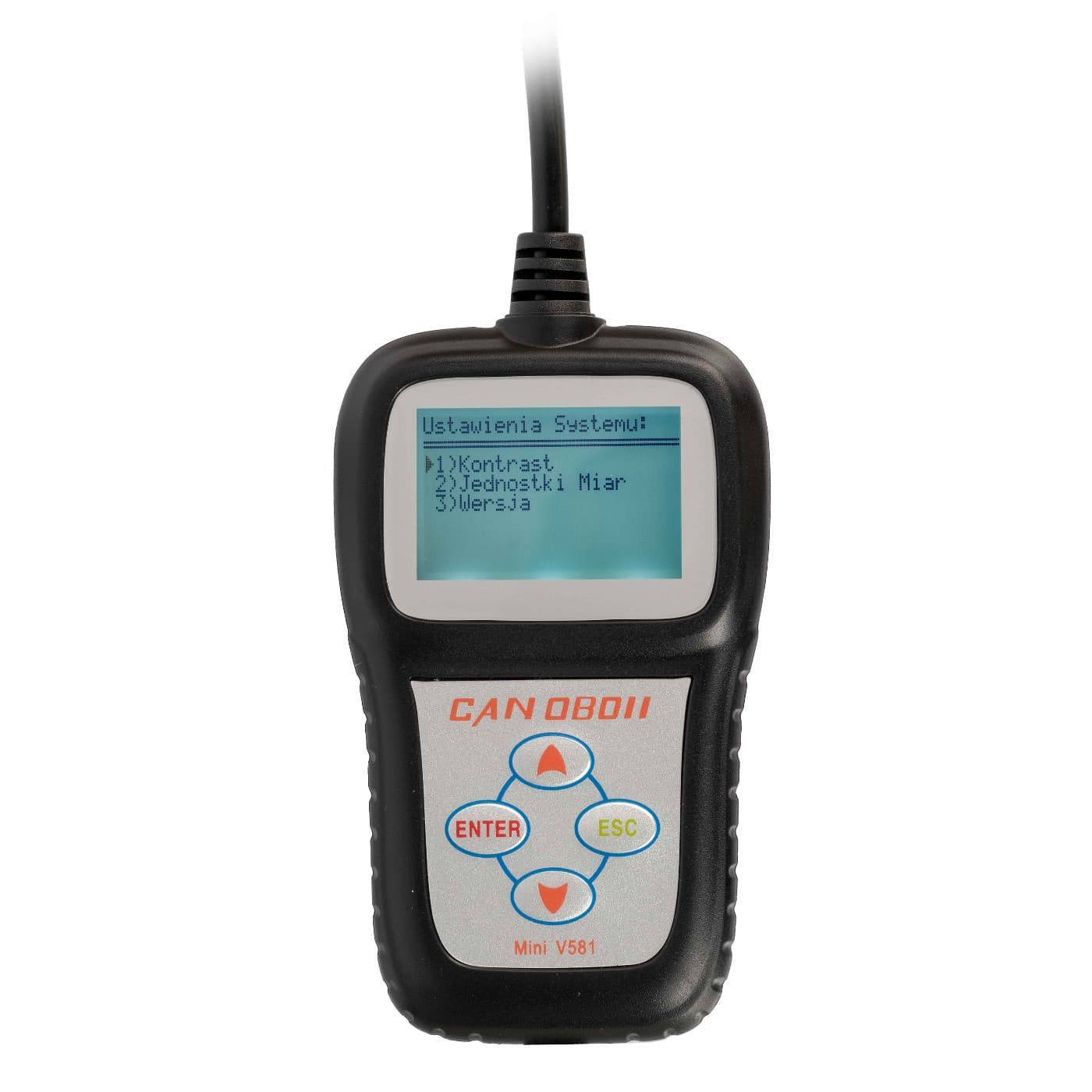 Mini V581 POLSKIE MENU skaner diagnostyczny CAN OBD-II np. GM, Ford, Honda, Chrysler, Nissan, Toyota i wiele innych - odczyt/kasowanie błędów - Łódź, Zbąszyńska 2