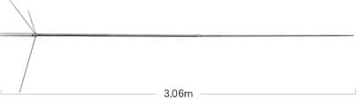 Diamond F-1230 A2 antena bazowa 1,2GHz (pasmo 23cm) 14 x 5/8 fali - długość 300cm