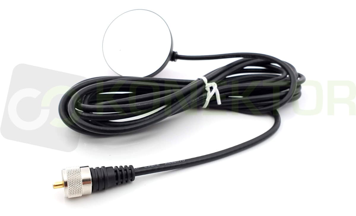 Diamond MC-201 DYSKRETNA antena UHF 340~520MHz długość 16-23cm, podstawa magnetyczna z kablem 4m