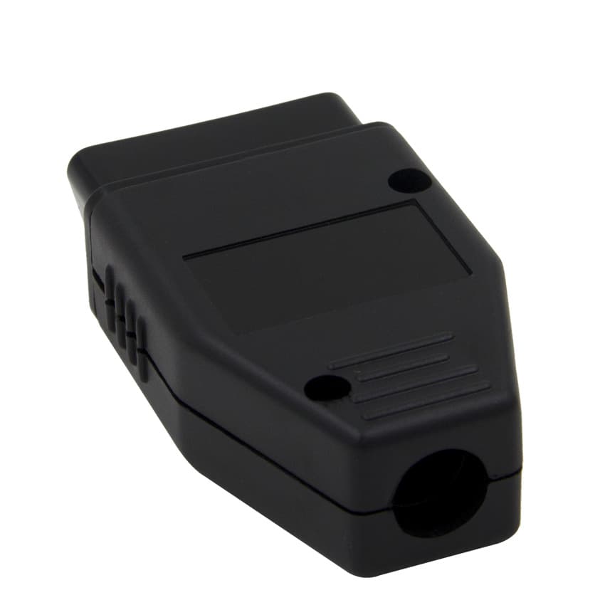 Wtyk OBD-2 prosty 16-pin np. do samochodowych interfejsów diagnostycznych, lokalizatorów GPS (OBD-II)