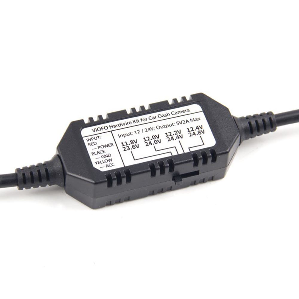VIOFO HK3 ACC zaawansowany moduł zasilania kamery samochodowej (z zapłonem) - adapter 12/24V do trybu parkingowego
