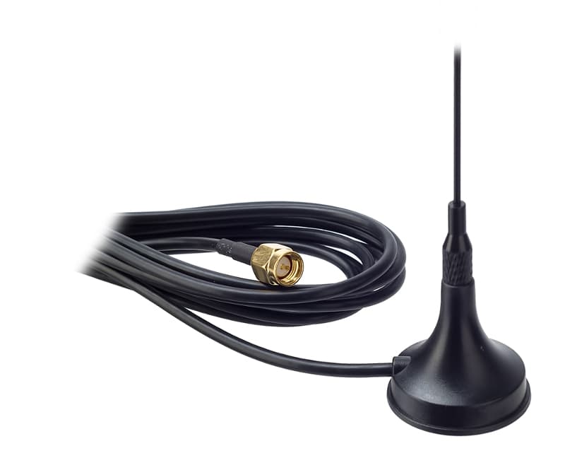 Radiora ANT-433 Antena 15cm z podstawą magnetyczną na częstotliwość 433MHz np. bramy garażowe, RC, nadajniki, piloty, czujniki, ISM