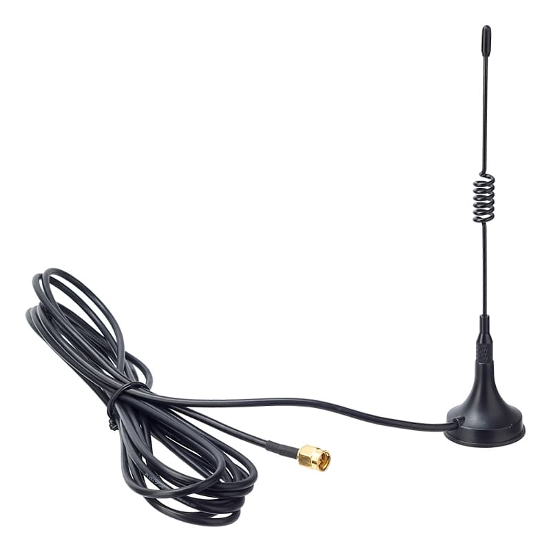Radiora ANT-868 Antena 20cm z podstawą magnetyczną na częstotliwość 868MHz np. bramy garażowe, RC, nadajniki, piloty, czujniki, ISM