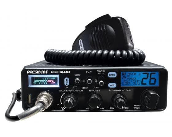 PRESIDENT RICHARD radiotelefon amatorski 10m AM/FM 50W