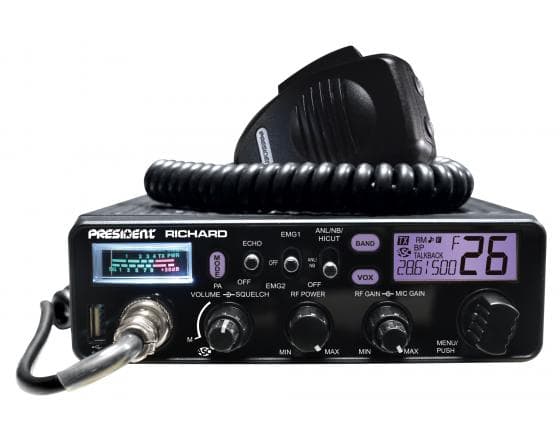 PRESIDENT RICHARD radiotelefon amatorski 10m AM/FM 50W