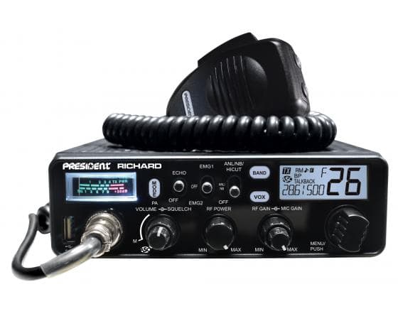 PRESIDENT RICHARD radiotelefon amatorski 10m AM/FM 50W