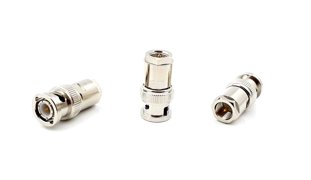 Adapter przejściówka Sirio FME/BNC (FME męski / BNC męski) PTFE/Gold