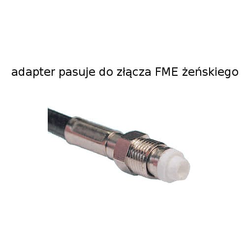 Adapter przejściówka Sirio FME/BNC (FME męski / BNC męski) PTFE/Gold
