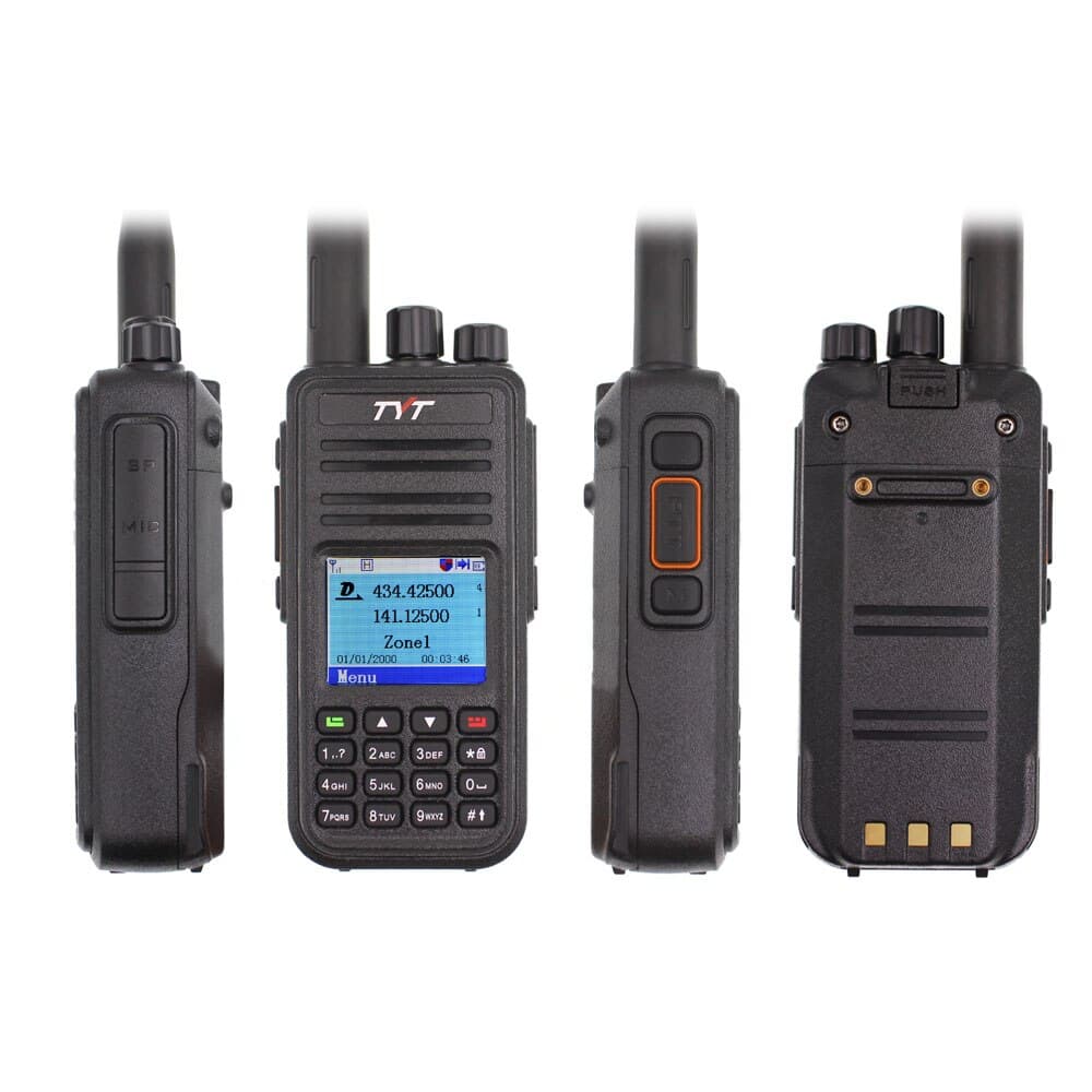 TYT MD-UV380 DMR radiotelefon VHF/UHF 136-174/400-480MHz cyfrowy/analogowy SP-DMR - PEŁNA POLSKA INSTRUKCJA OBSŁUGI + PRZEMIENNIKI
